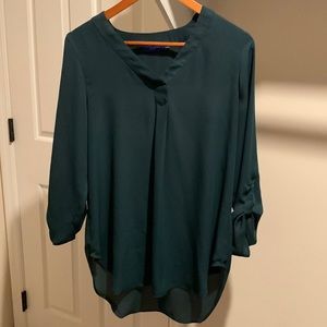 Green blouse